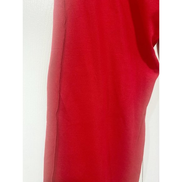 Anne Klein Red Wide Leg Lounge High Rise Pants Size Large - Picture 4 of 8